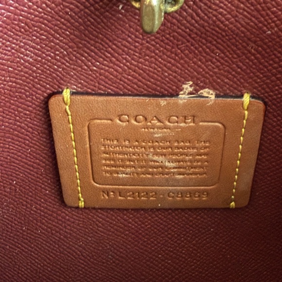 Coach Black Crossbody Bag with Gold Accents - Picture 12 of 13